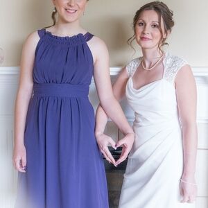 - Size 6 Wedding Dress with Queen Anne's Neckline db studios from David's …